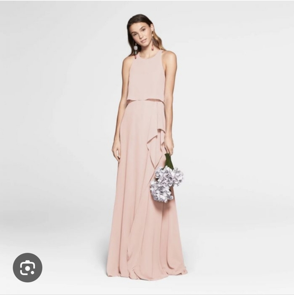 Evening Collective Champagne Bridesmaids Dress - Picture 6 of 6